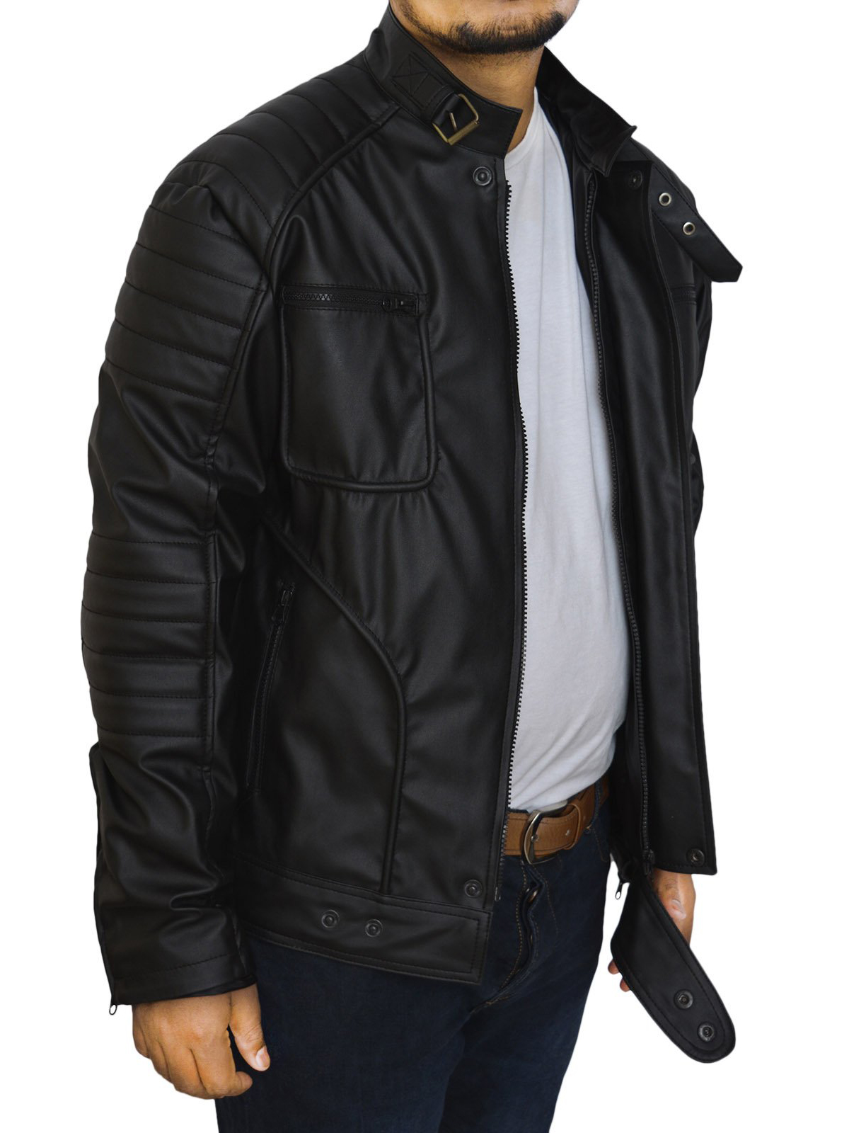 Arrow Malcolm Merlyn Leather Jacket