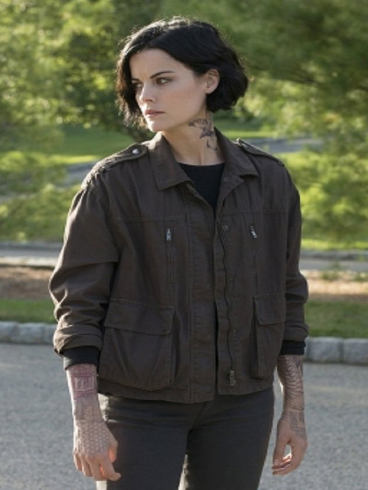 Jaimie Alexander Blindspot Cotton Jacket
