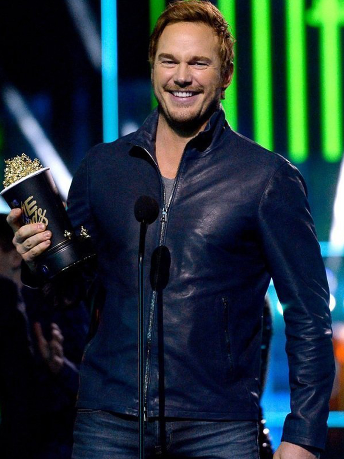 Chris Pratt Varvatos Leather Jacket