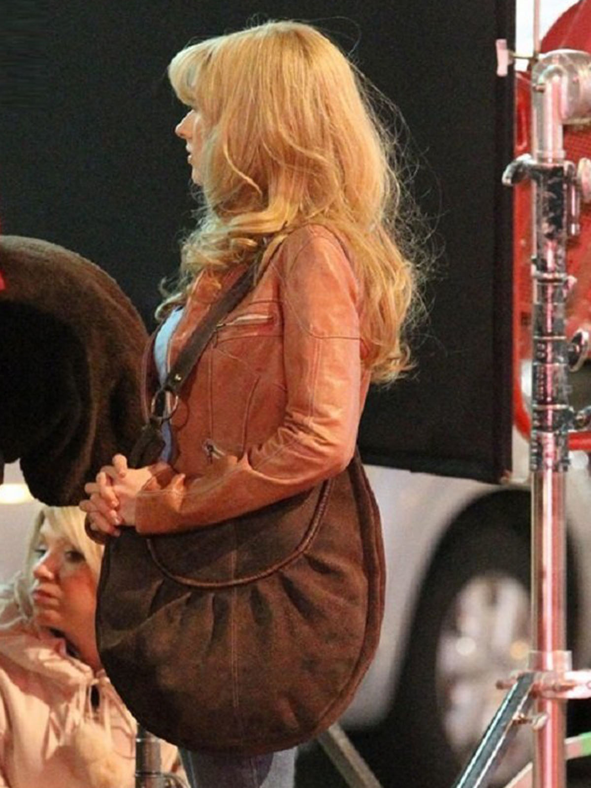 Christina Aguilera Leather Jacket
