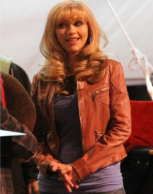 Christina Aguilera Leather Jacket