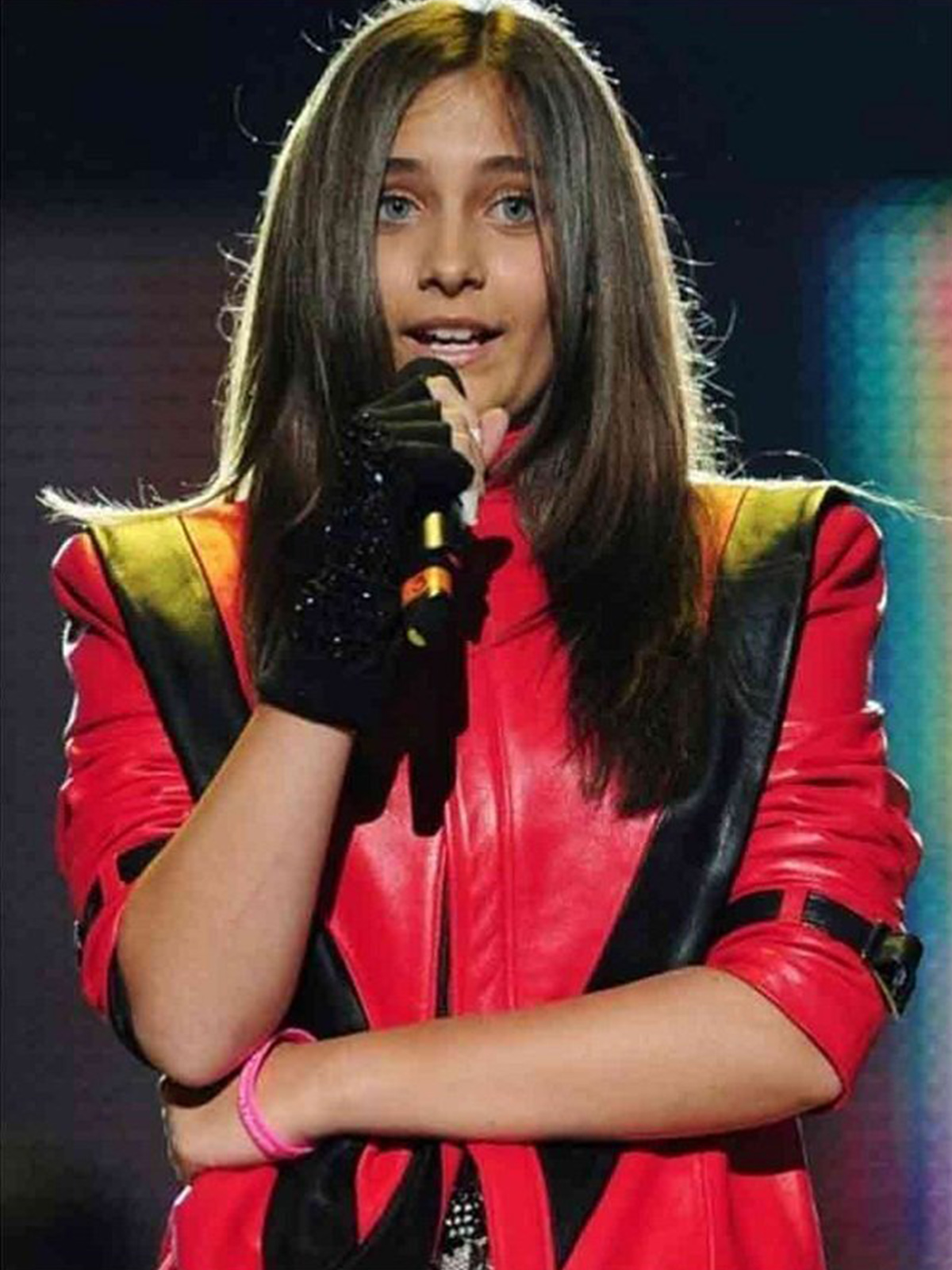 Christina Aguilera Stylish Red Jacket