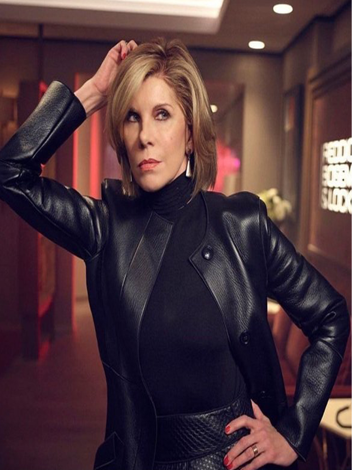 christine baranski leather trench coat stars jackets christine baranski leather trench coat stars jackets