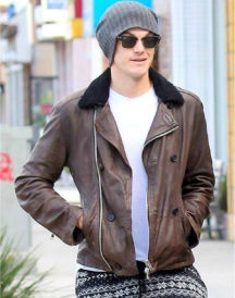 Christopher French Brown Leather Jacket