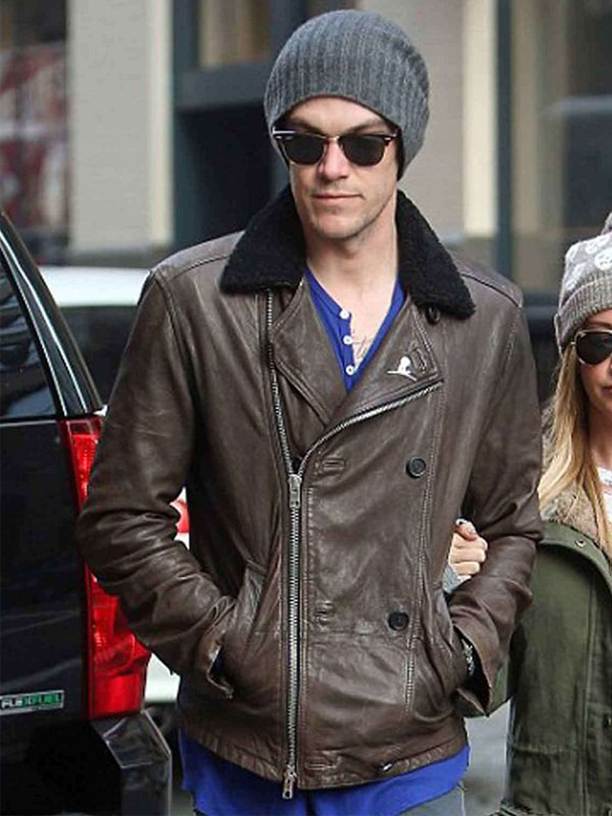 Christopher French Brown Leather Jacket