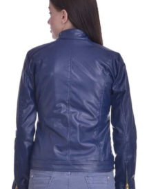 Christy World Solid Women’s Stylish Blue Jacket Christy World Solid Women’s Stylish Blue Jacket
