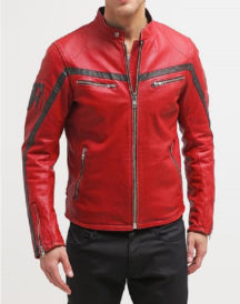 Columbus Leather Motorcycle Jacket