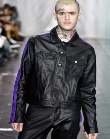 DJ Marshmello Black Leather Jacket