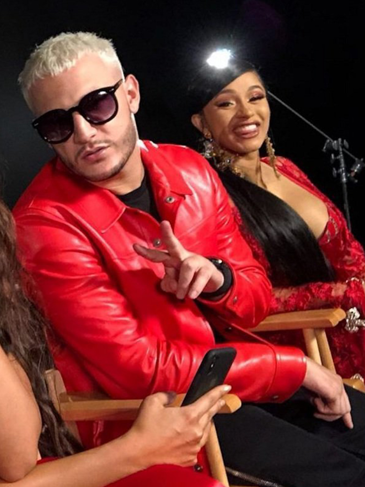 DJ Snake Taki Taki Red Leather Jacket