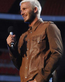 David Beckham Brown Jacket