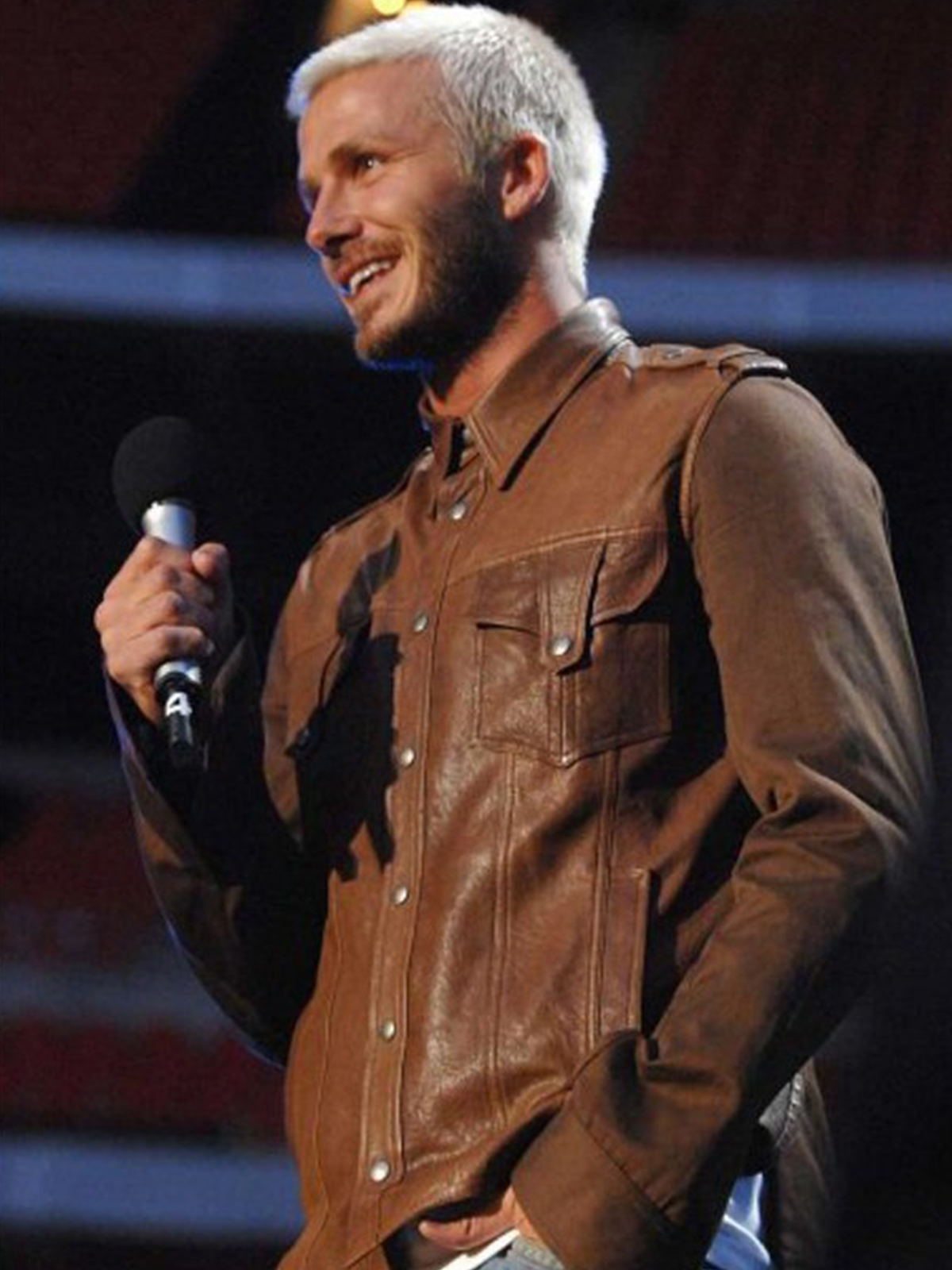 David Beckham Leather Jacket