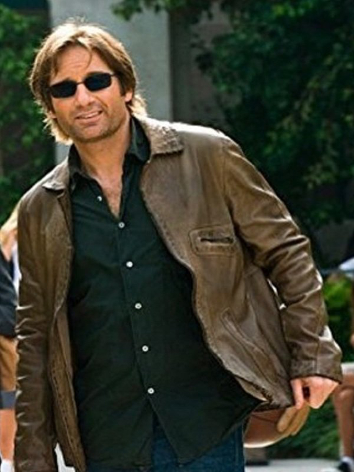 David Duchovny Brown Jacket