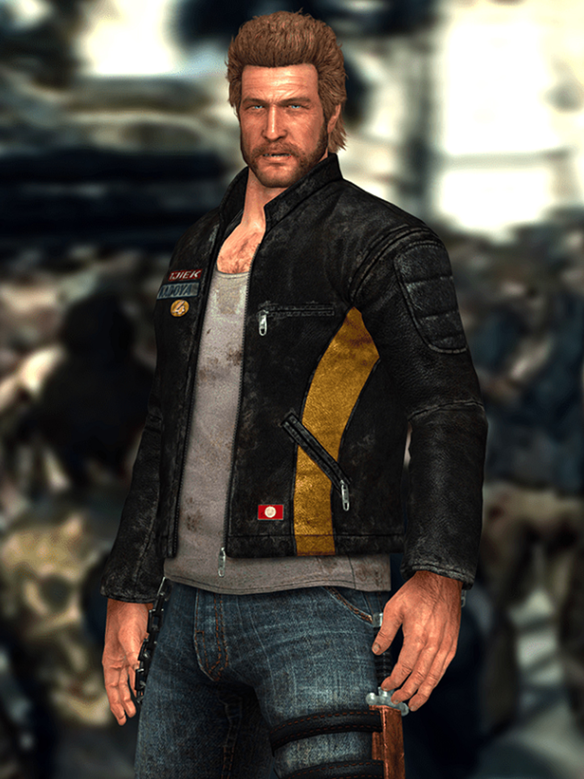 Dead Rising 3 Greene Cosplay Leather Jacket