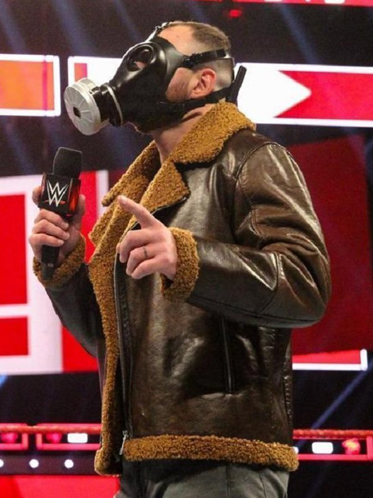 Dean Ambrose Brown B3 Bomber Leather Jacket