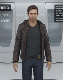 Detroit Become Human Gavin Reed Leather Jacket