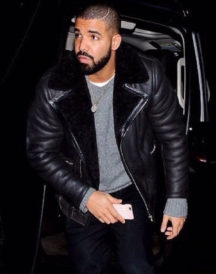 Drake Shearling Leather Jacket