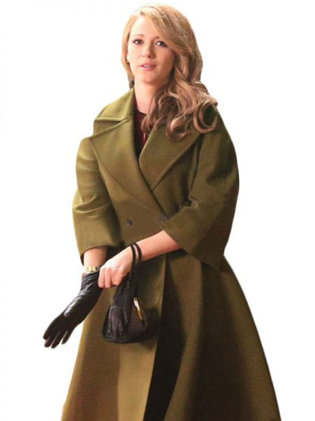 Drama The Age Adaline Blake Lively Green Coat