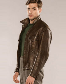 Dustin Milligan X Company Leather Jacket