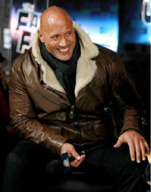 Dwayne Johnson 2017 Furious 8 Leather Jacket