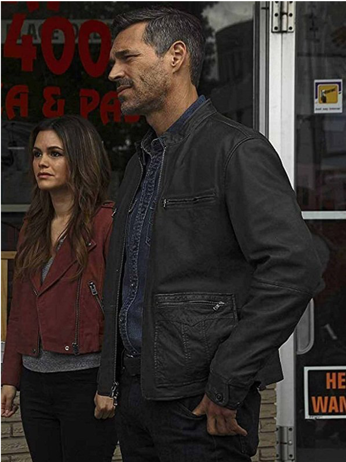 Eddie Cibrian Take Two Leather Jacket