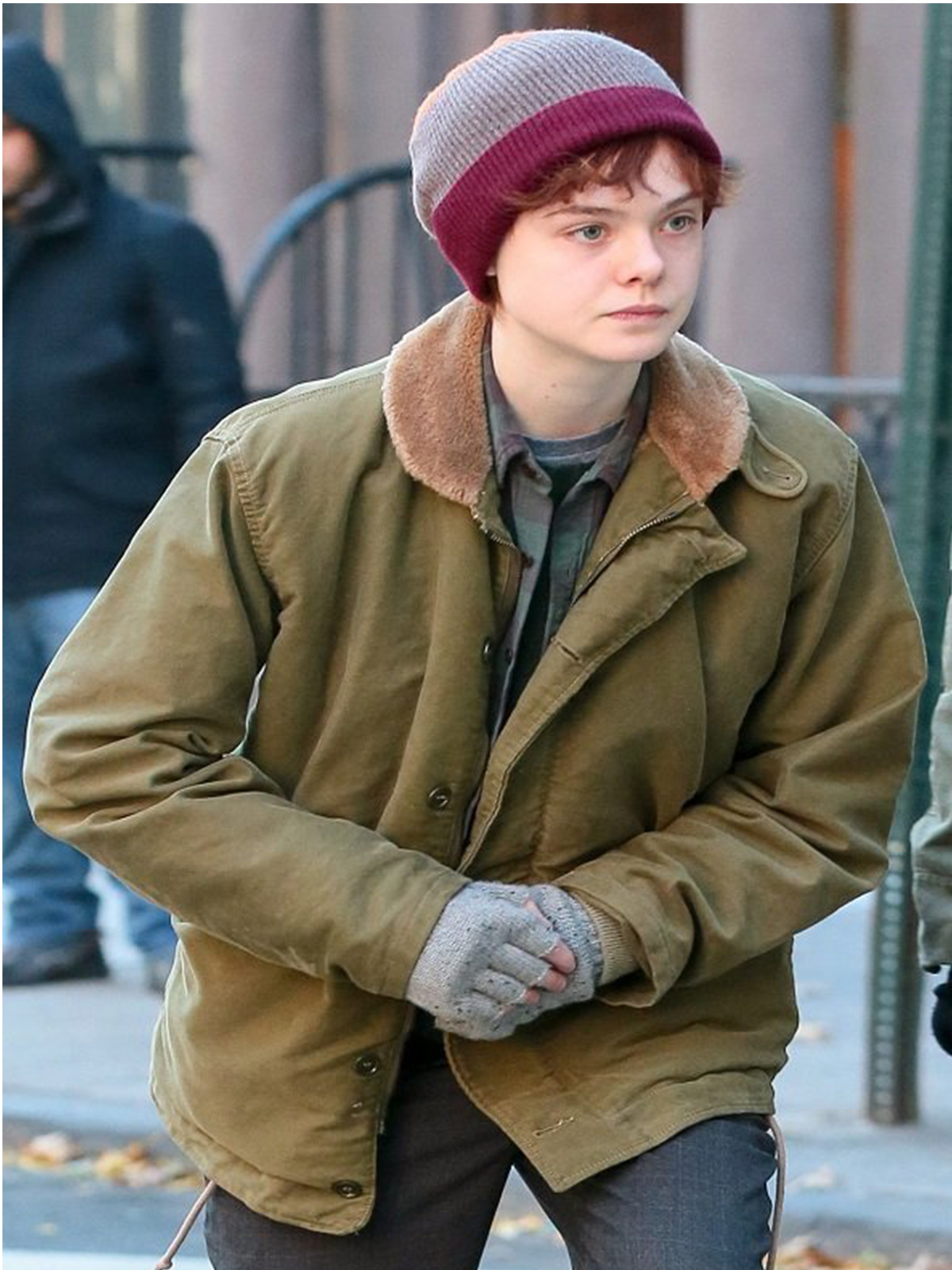 Elle Fanning About Ray 2015 Jacket