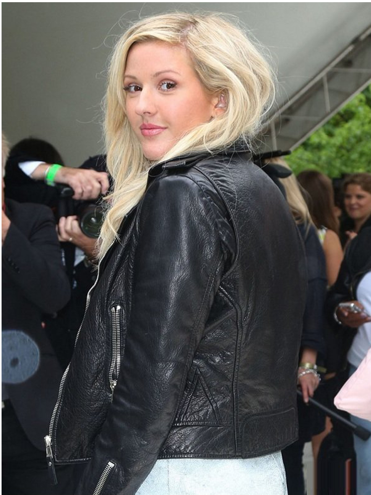 Ellie Goulding Motorcycle Leather Jacket