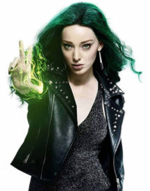 Emma Dumont The Gifted Studded Black Jacket