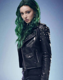 Emma Dumont The Gifted Studded Jacket Emma Dumont The Gifted Studded Jacket