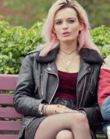 Emma Mackey Sex Education Leather Jacket