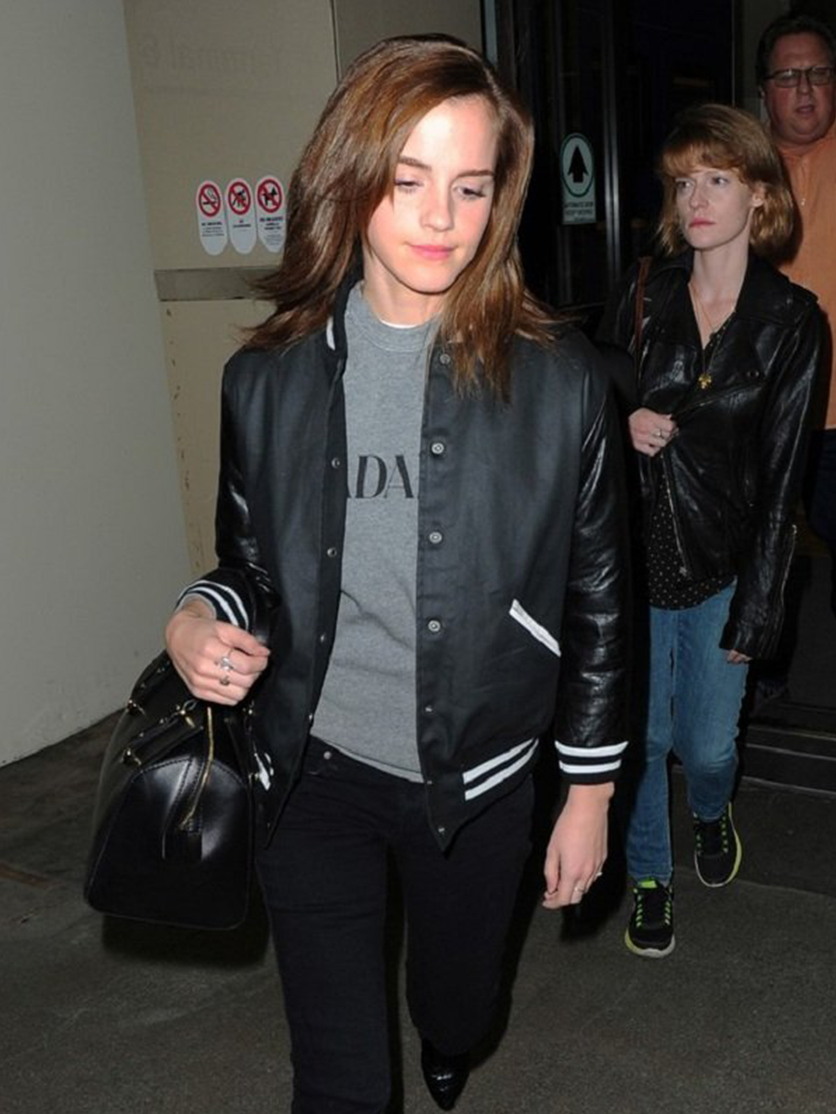 Emma Watson Bomber Varsity Jacket