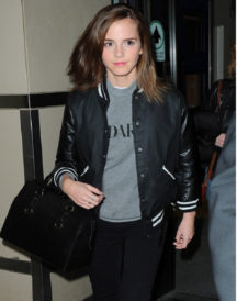 Emma Watson Bomber Varsity Jacket