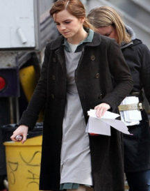 Emma Watson Regression Breasted Coat
