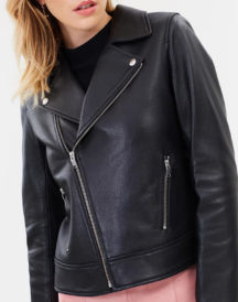 Enna Pelly Ladies Black Leather Jacket