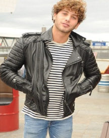 Eyal Booker Biker Black Jacket