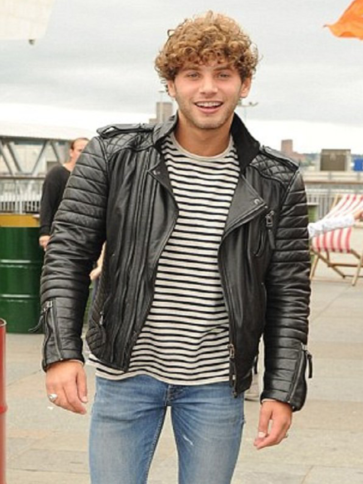 Eyal Booker Biker Black Jacket