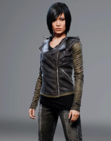Faith Connors Mirrors Edge Catalyst Leather Jacket