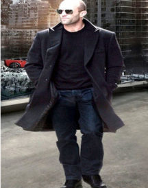 Fast and Furious 7 Jason Statham Black Coat