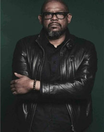 Forest Whitaker Black Leather Jacket