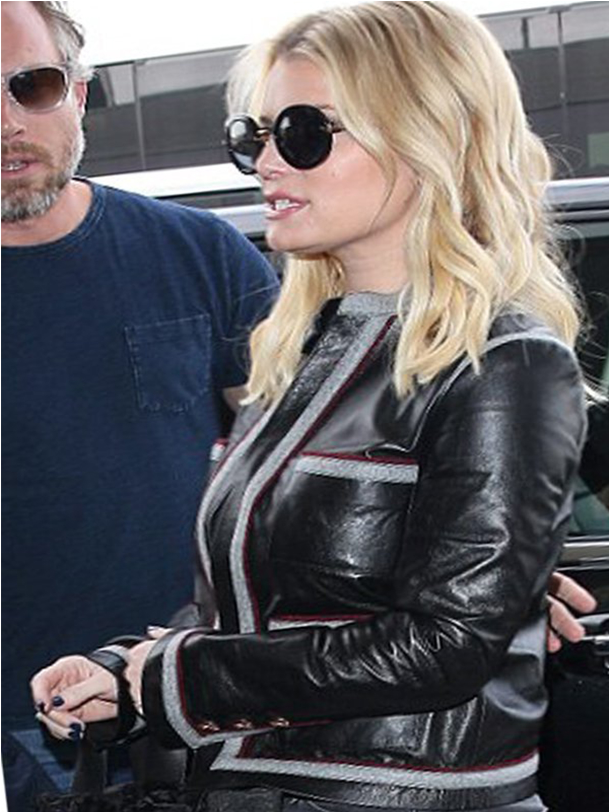 Jessica Simpson Lax Airport Black Jacket