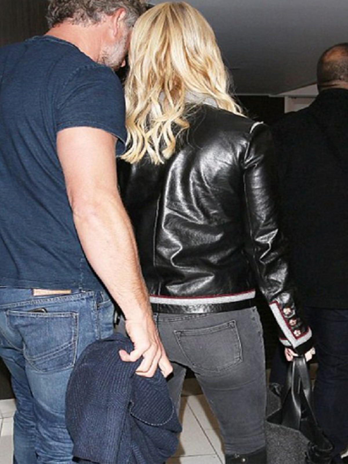 Jessica Simpson Lax Airport Black Jacket