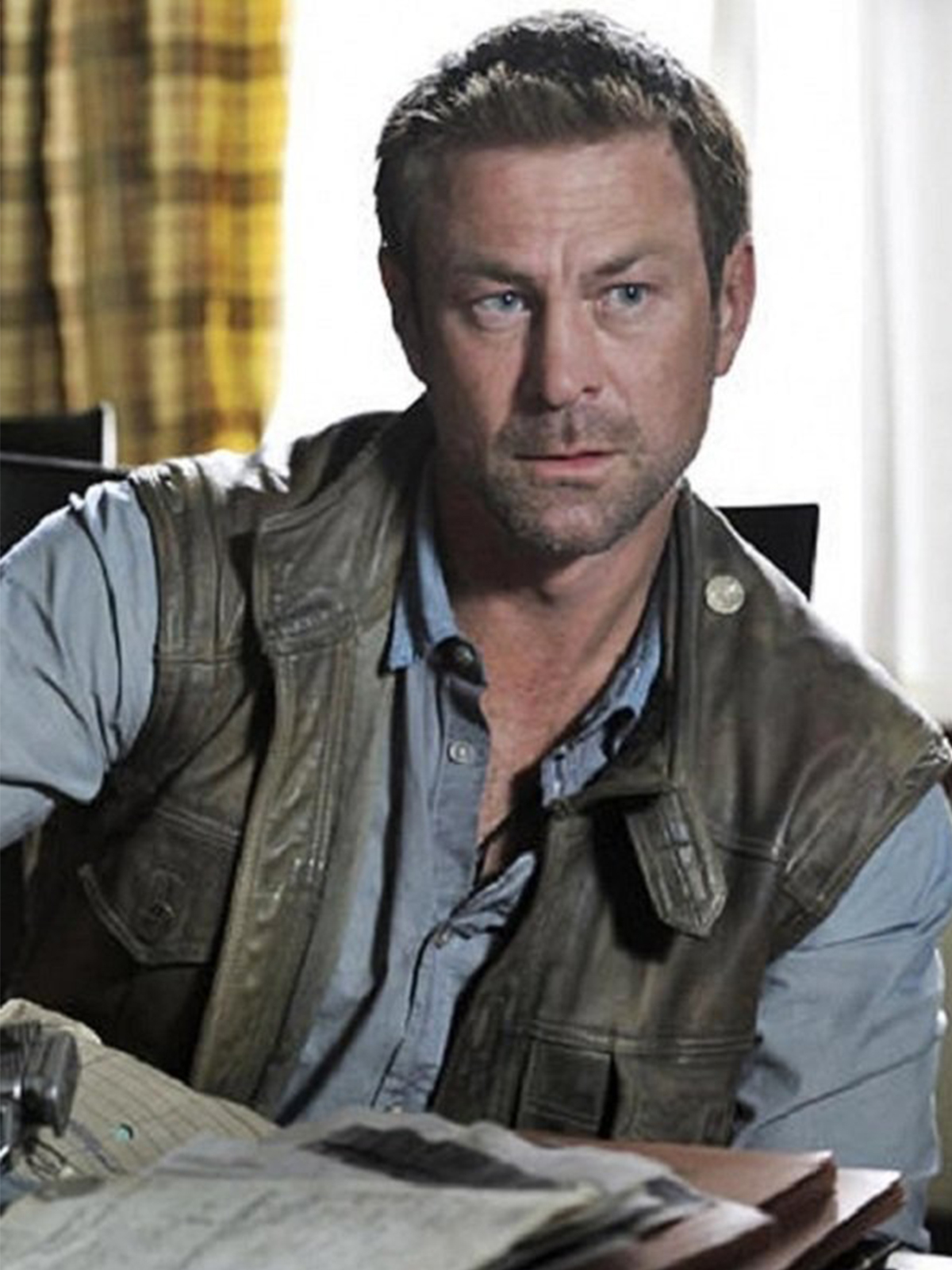 Grant Bowler Defiance Brown Vest