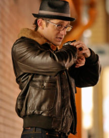 Gregory Marcel Mind Games Jacket With Fur Collar