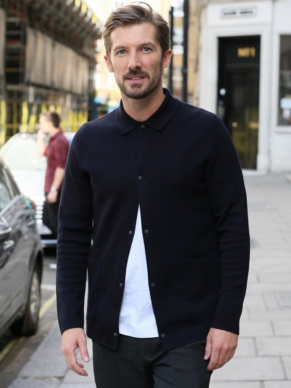 Gwilym Lee Stylish Black Jacket