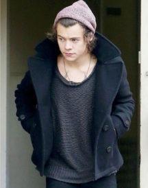 Harry Edward Styler Black Wool Jacket