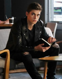 Hero Fiennes Tiffin After Leather Jacket