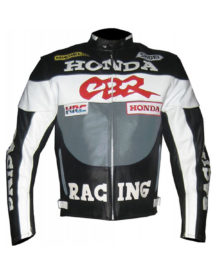 Honda CBR Racing GreyBlack Motorcycle Jacket
