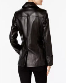 Iconic Leather Blazer For Womens