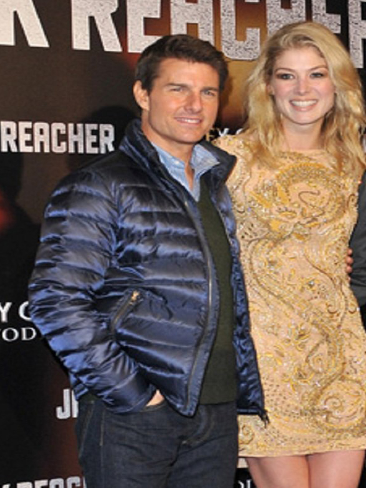 Jack Reacher Premiere Tom Blue Jacket