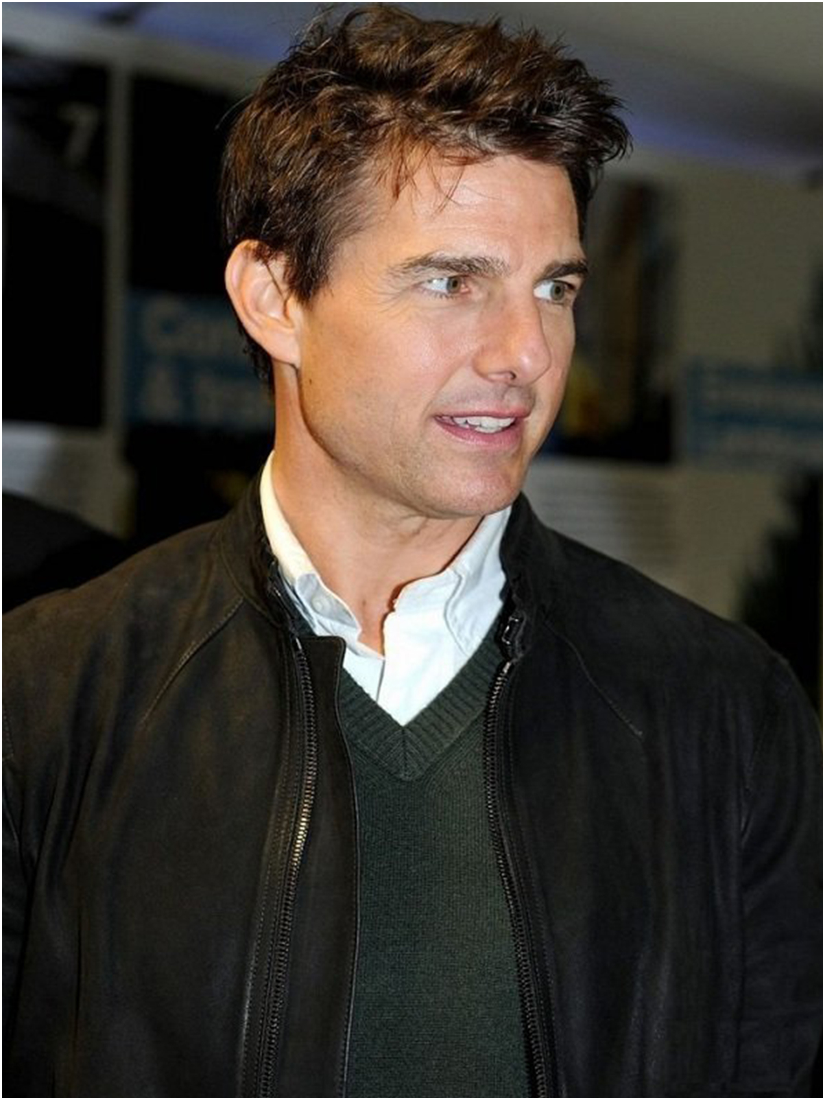 Jack Reacher Premiere Tom Cruise Black Jacket