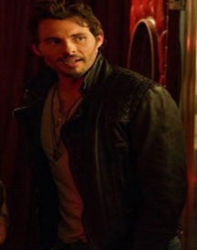 James Marsden D Train Oliver Lawless Biker Leather Jacket